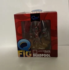 Marvel's Deadpool QMX Red Q-Fig Figure Loot Crate Exclusive - New in Box