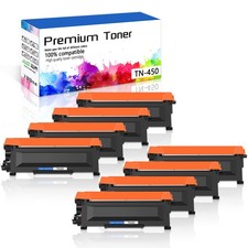 8PK TN450 Toner Cartridge for Brother HL-2240D 2250DN MFC-7240 7290 7360 7365DN