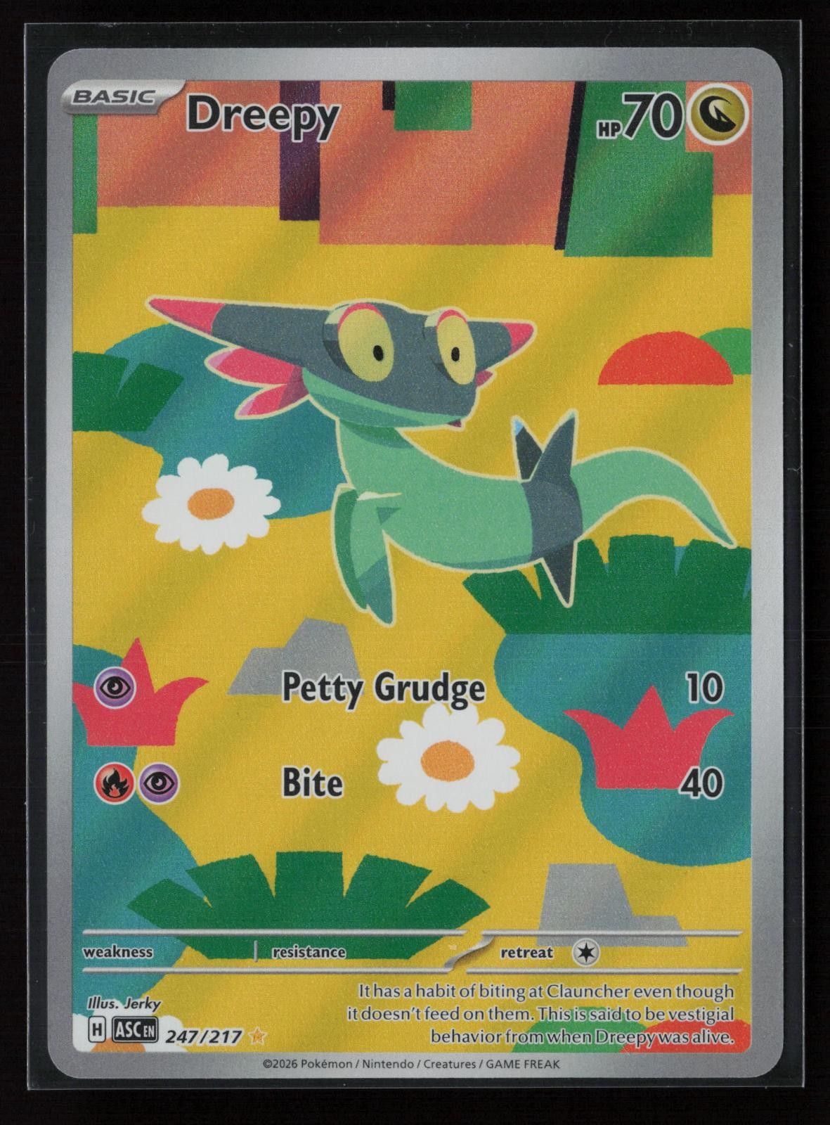 Dreepy 247/217 Illustration Rare Ascended Heroes Pokemon Holo
