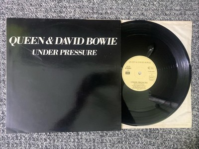 Queen & David Bowie Lp 12  Under Pressure 1981 V. G+ / Vinyl  N. M Original Rare