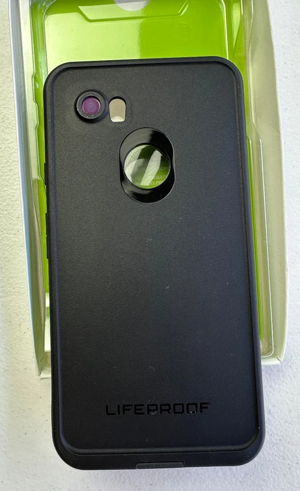 Funda para Google Pixel 2 XL - Negra y Verde | Impermeable | LifeProof Fre Series Foto 4 de 4