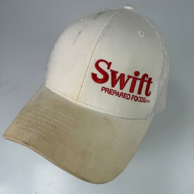 Richardson Trucker Hat Style 112 Swift Prepared Foods Snapback Cream White Men's