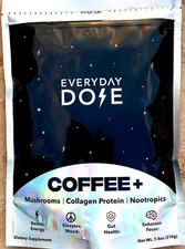 NEW SEALED Everyday Dose Mushroom Coffee Collagen FOCUS Mood Full size E:03/2027