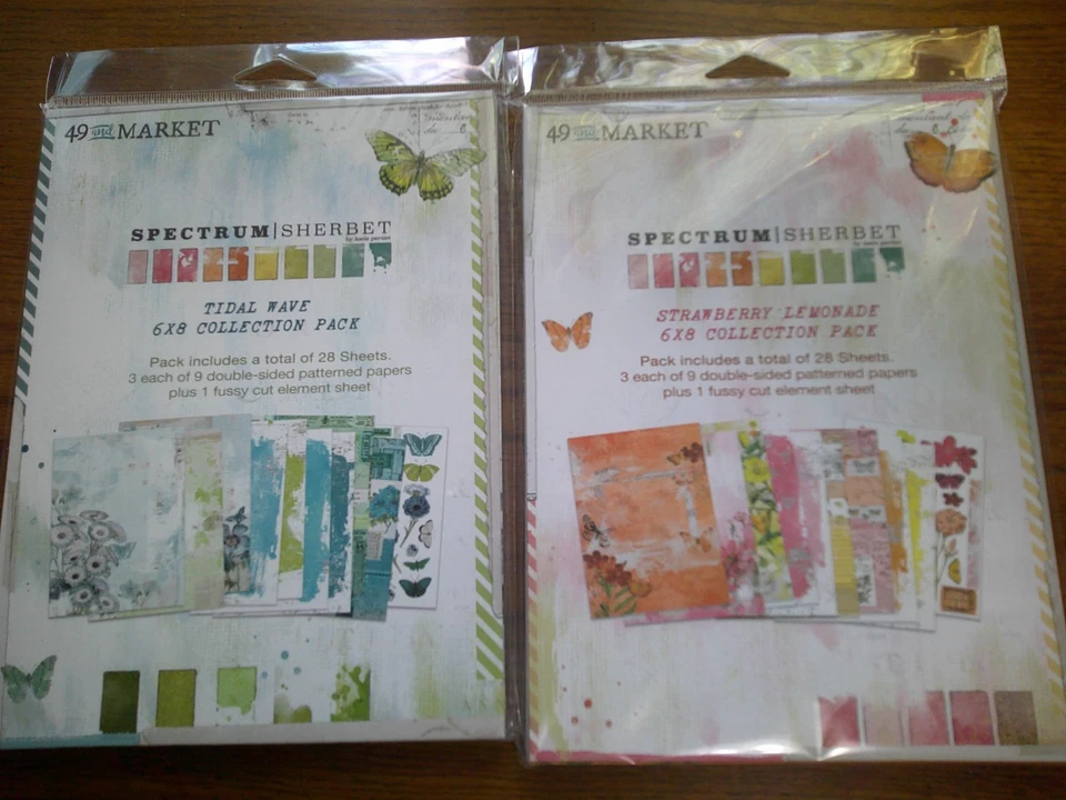 VARIEDAD Lote de 49 Hojas de Collage Corte Láser y Mercado Colección Paquetes todos listados Foto 2 de 4