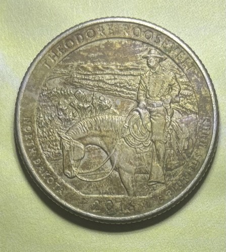 💥 2018 D Roosevelt Quarter Missing CLAD Layer both obverse and reverse ERROR - Picture 2 of 5