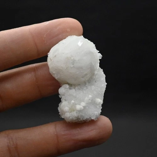 Apophyllite on gyrolite (non precious natural stone) # 4585
