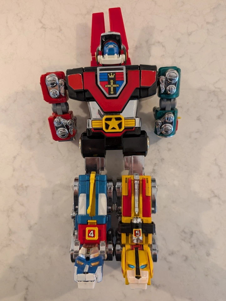 2 x Voltron 1981 Popy GB-36 Golion Chogokin Bestia Rey León De colección incompleto Foto 3 de 4