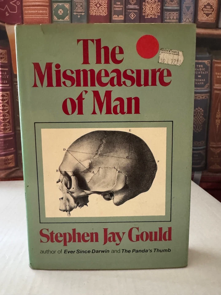Mismeasure of Man Stephen Gould HC 1st Edition 1st Printing 1981 Science Classic - Image 3 of 4