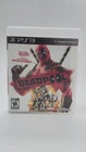 Deadpool PS3 (Sony PlayStation 3) Video Game - CIB Manuel Ripped