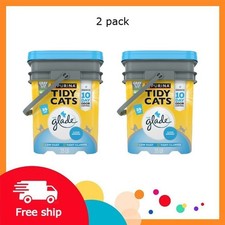 Purina Tidy Cats Clumping Low Dust Cat Litter, Glade Clear Springs Scent, 2 pack