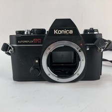 Konica Autoreflex TC 35mm SLR Film Camera Body Untested VTG Black Neck Strap