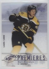 2007-08 Upper Deck Ice Premieres 1485/1999 Level 1 Matt Hunwick #136 2d8