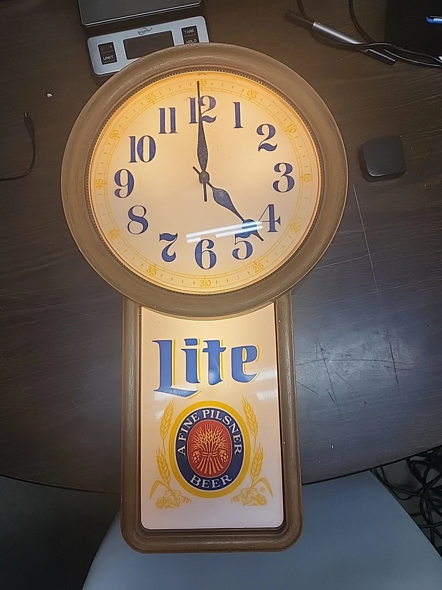Miller Lite Clock for sale | eBay