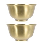  2pcs Chinese Style Tea Cups - Traditional Small Kung Fu Tea Bowls - Retro