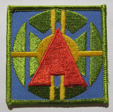 Parche insignia fogata Camp Fire Girls años 80 MAKING IT ON MY OWN HORIZON REFLEX