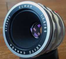 Leitz Leica Elmar F3.5/65 mm with Macro Helicoid M