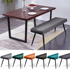 Dining Room Bench Long Seating Chair Velvet/Suede/PU for Salon Office Furniture