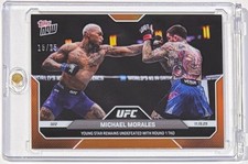 2025 Topps Now UFC 322 Michael Morales ORANGE PARALLEL /25 SSP Welterweight #40