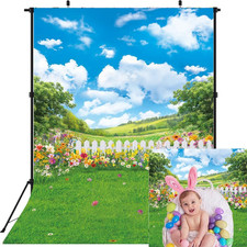Spring Backdrops for Photography 5X7Ft Spring Nature Scenery Garden Flowers Back