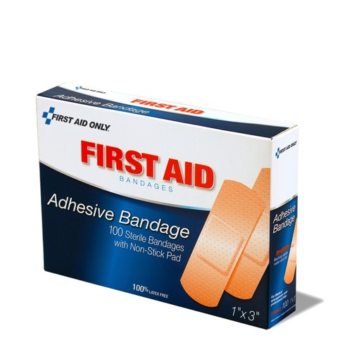 Vendajes de plástico de primeros auxilios PhysiciansCare, 1" x 3", caja de 100 - Imagen 2 de 3