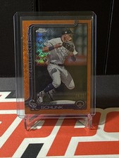 2025 Topps Chrome Logofractor  - Aaron Schunk #238 Orange Refractor /25 (RC)