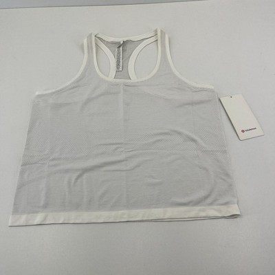 Lululemon Swiftly Tech Racerback Tank Top 2.0 White Gr. UK 16 US 12 - Neu