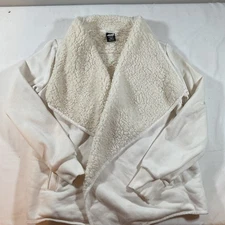 Avia Ladies Shearling Style Wrap Jacket-Winter White- Sz Med 8-10