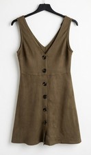 AX Paris Suede-Feel Skater Dress – Size 10 | Casual / Going Out