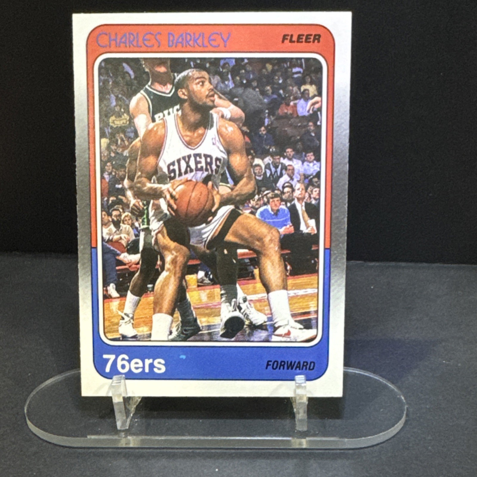 Fleer 1988-89 Charles Barkley #85 Philadelphia 76ers Base Set Basketball Card