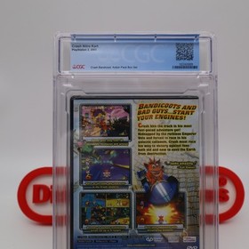 PS2 PlayStation CRASH BANICOOT - NITRO KART CART - CGC GRADED 9.8 A+ NEW Sealed!