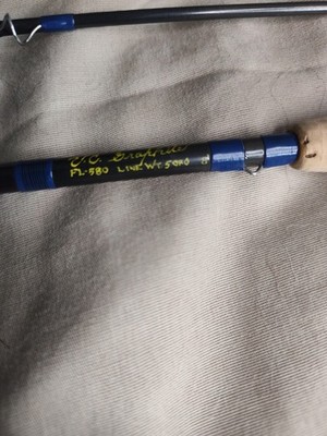 Vintage Vince Cummings FL 580 Graphite Fly Rod 8'0” 5/6 wgt | eBay