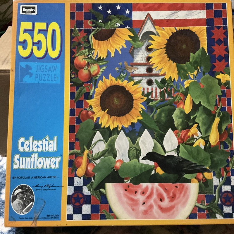 Vintage Celestial 550 Piece Puzzle Larry K Stephenson Picket Fence