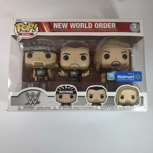 Funko Pop! WWE - NWO - New World Order 3-Pack Walmart Exclusive -Hogan Nash Hall