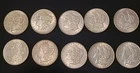 Morgan Silver Dollars Lot Of Ten Uncirculated (Lot 5)