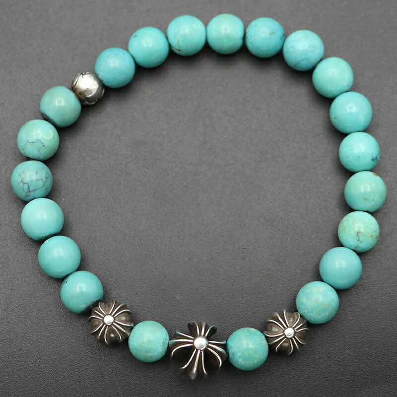 Chrome Hearts BEAD ターコイズ　リング　ビーズ　ブレスレット chrome hearts ターコイズブレス Chrome Hearts ターコイズ