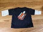 Baby Gymboree Boys Long Sleeve Shirt Blast Off Rocket Space 3-6 Months — photo 1