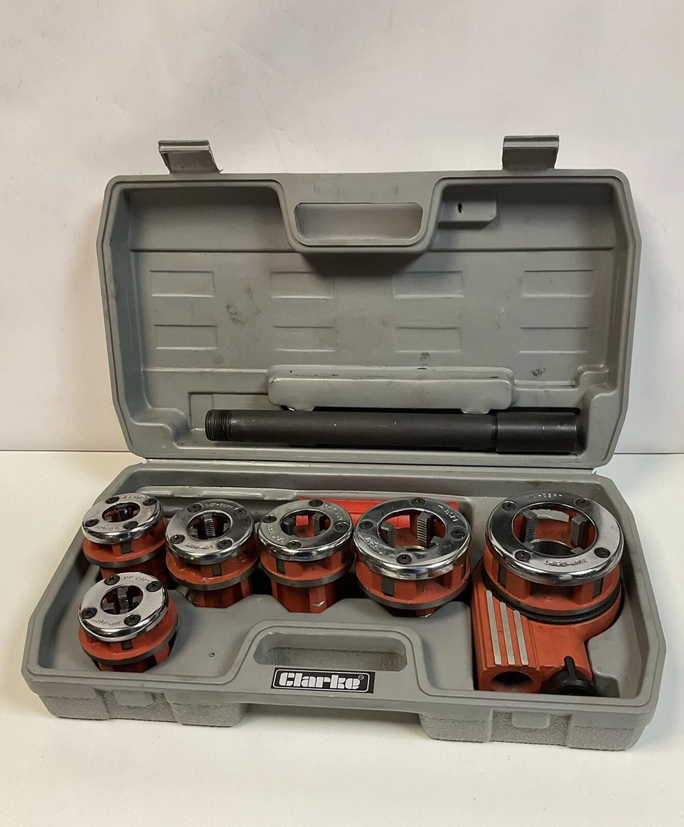 Clarke pipe cheap threading kit