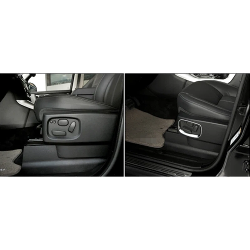 适用于 Rover Range Sport 06-13 银色座椅调节手柄纽扣框架装饰保护套 — 第 4/4 张图片