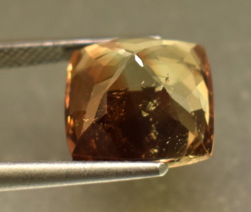 Natural Imperial Topaz Certified 13.10 Ct Cushion Cut Loose Gemstone From Brazil - Picture 4 of 5