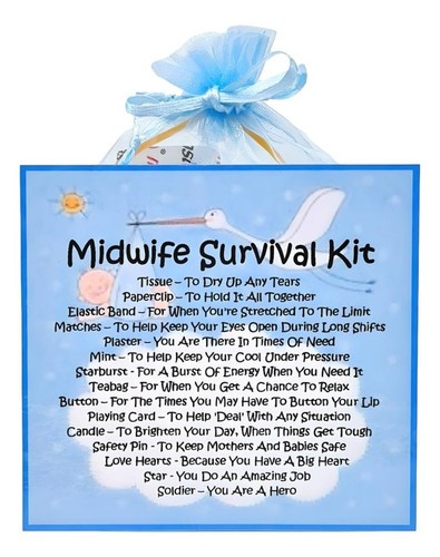 Midwife Survival Kit ~ Fun Novelty Keepsake Gift &amp; Greetings Card | eBay UK