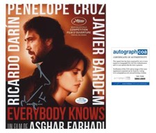 Asghar Farhadi "Everybody Knows" Director AUTOGRAPH Signed 8x10 Photo B ACOA