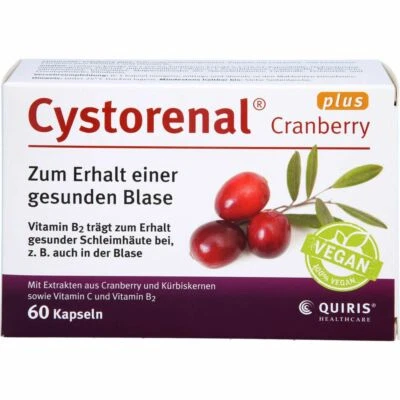 QUIRIS HEALTHCARE GMBH & CO. KG CYSTORENAL Cranberry plus Kapseln 60 St PZN05022549