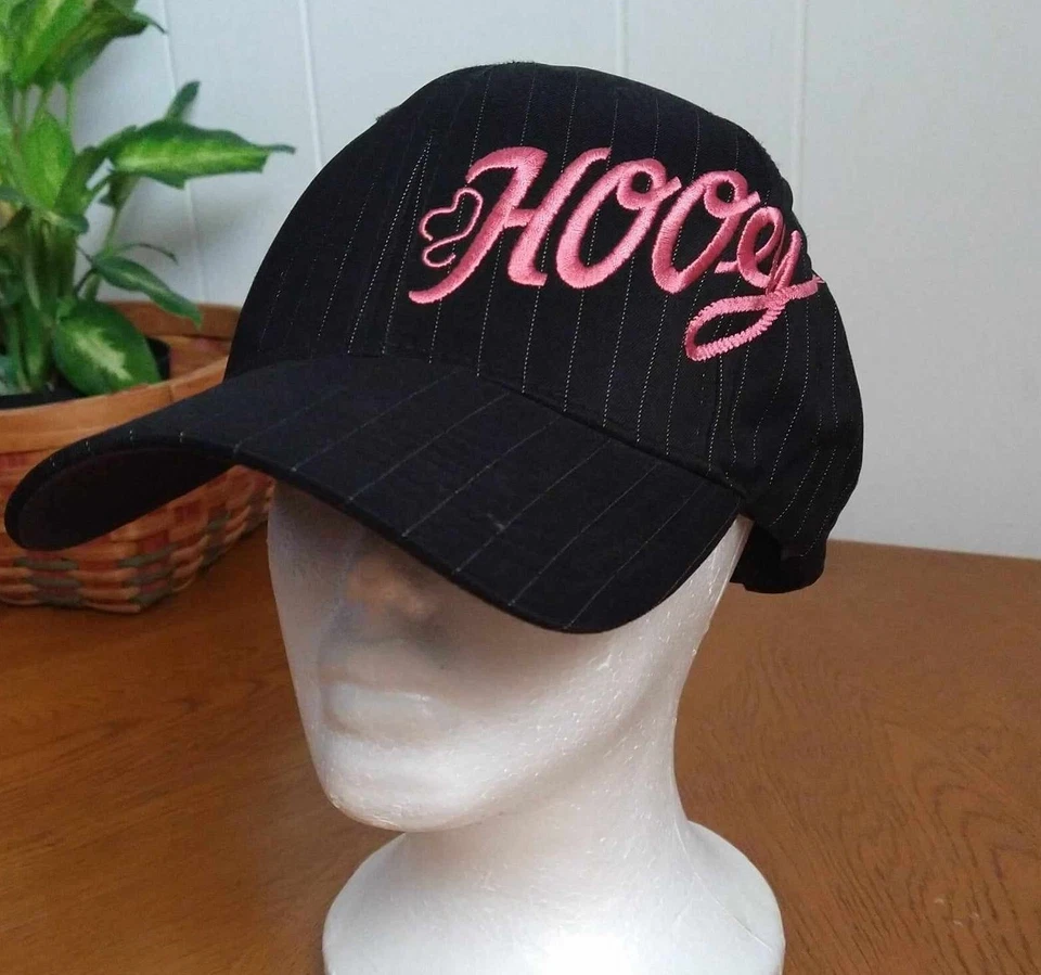 Flex-Fit  Hooey Black Pink Spellout Size L/XL Embroidered Logo - Image 3 of 4