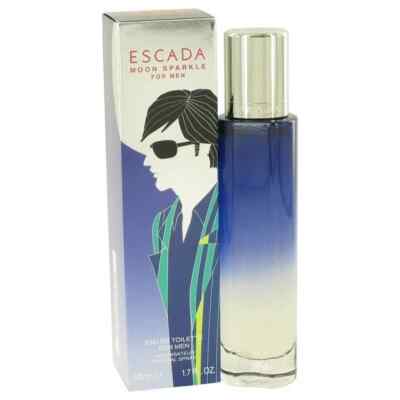 Escada Moon Sparkle for Men EDT 1.7 FL OZ / 50 ML Natural Spray New in Box