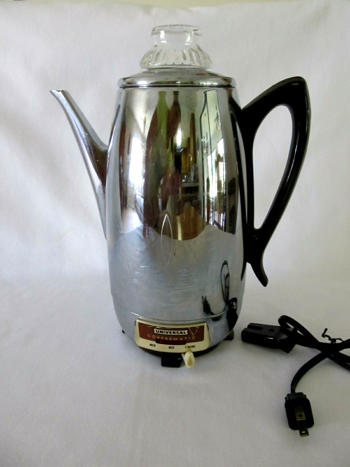 UNIVERSAL COFFEEMATIC 10 Cup Electric Percolator Model C4500 Mid Century eBay