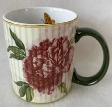 Collector Mug LANG ASHTON PEONY Colonial Williamsburg Foundation Collection 2007