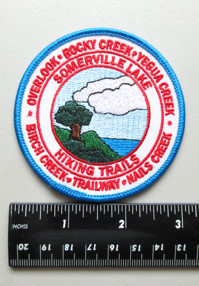 Somerville Lake Texas Hiking Trails Souvenir Patch