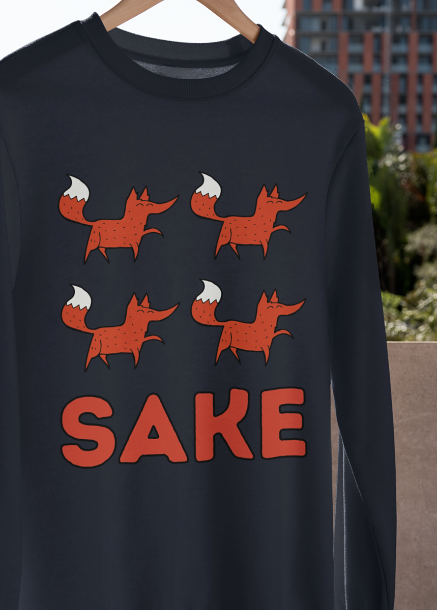 Four Fox Sake T-SHIRT S-3XL Funny Sarcastic Play On Words Text