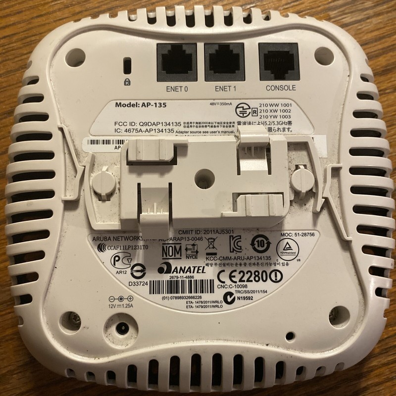 Aruba Wireless Access Point AP-135 POE Gigabit LAN Power Ethernet.