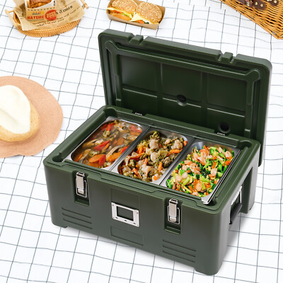 #ad 36 Qt Hot Box for Catering Commercial Insulated Food Warmer Pan Carrier NEW $160.65